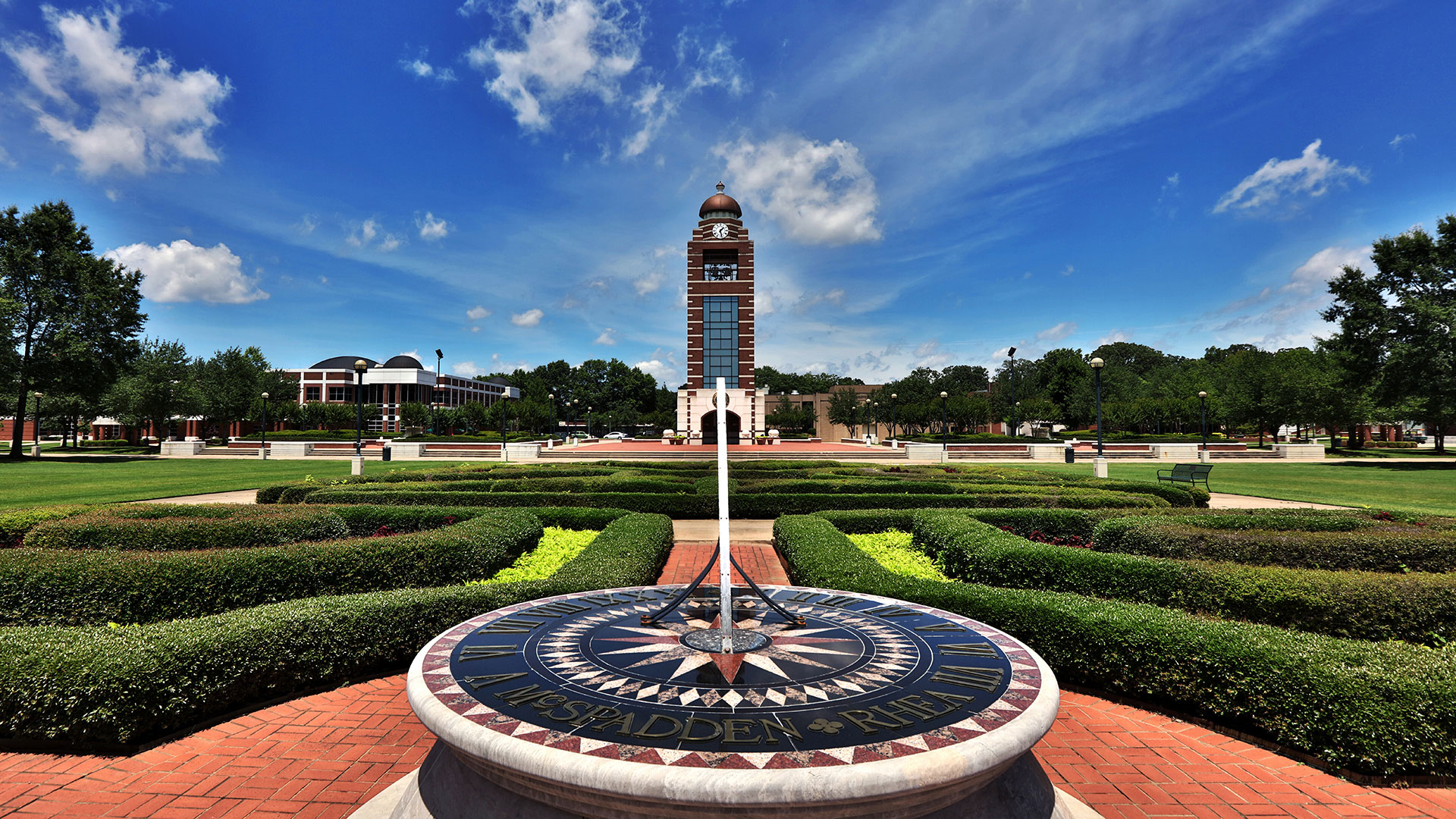 The University of Arkansas - Fort Smith campus as seen from Kinkaid avenue. 