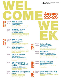 Welcome Week - Ask a Lion