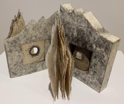 Jo Stealey, Exposed, handmade flax and abaca paper, 2019