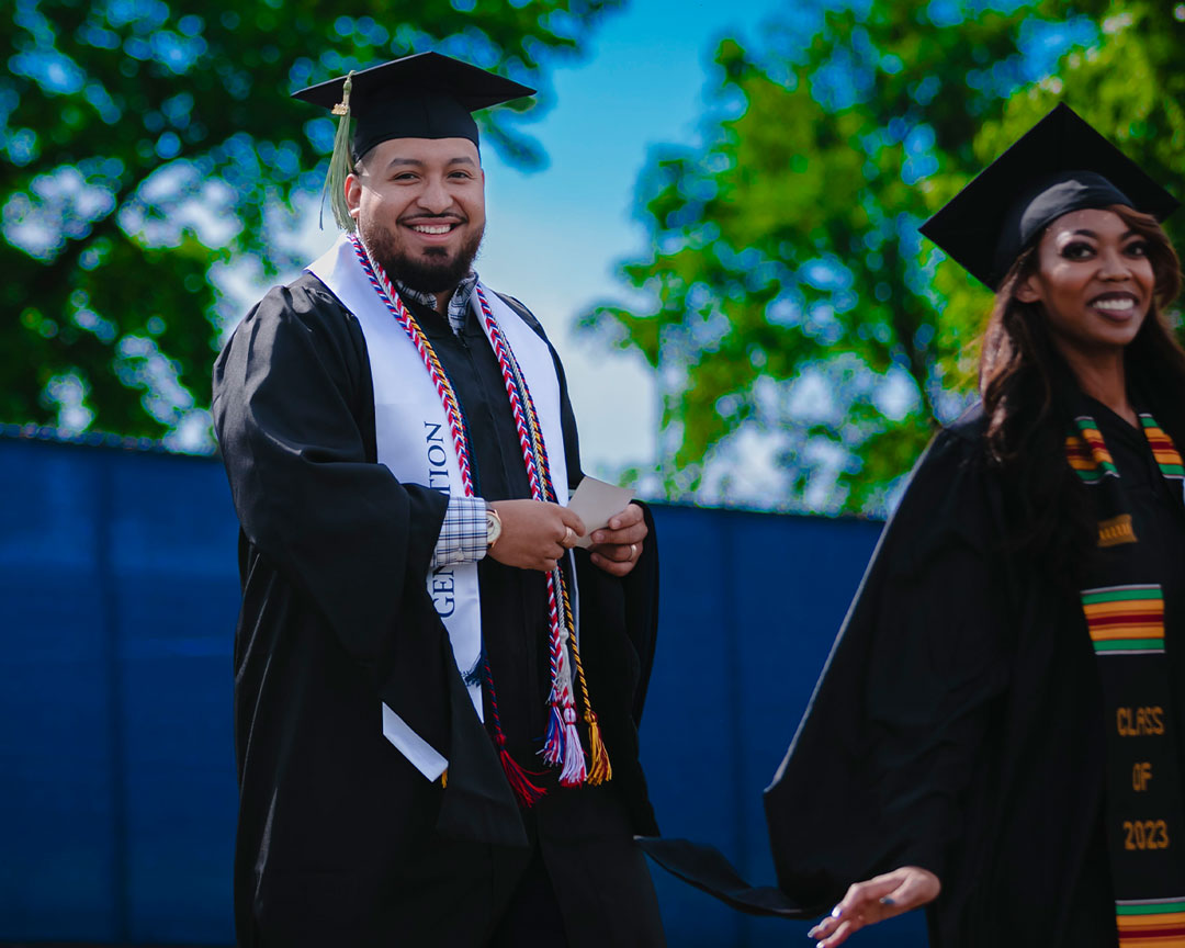 College of Health, Education, and Human Sciences master's graduate, Jaime Vargas