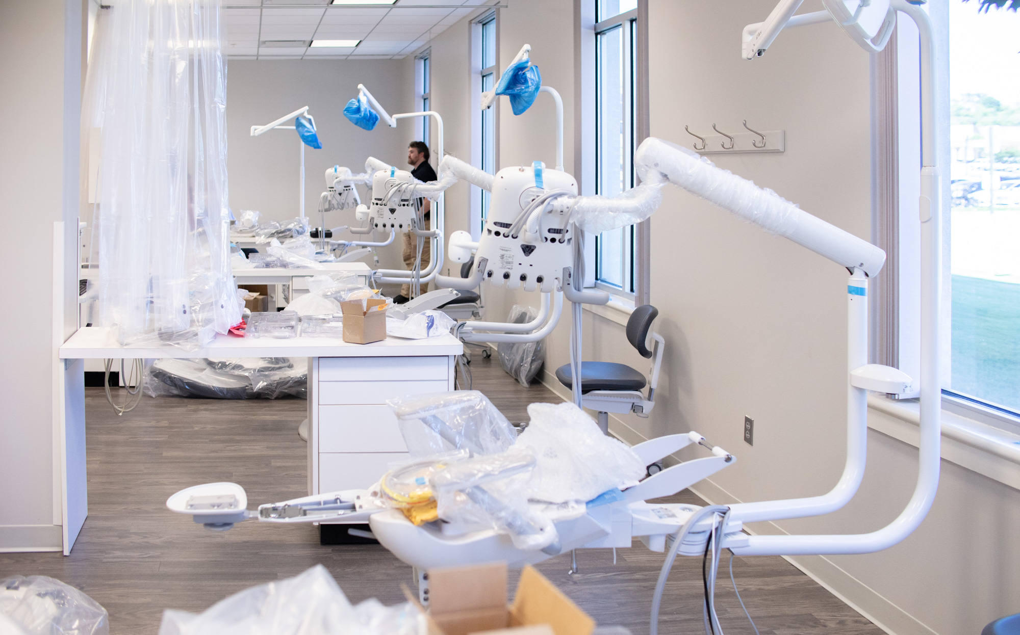 Dental Hygiene Chairs are Installed