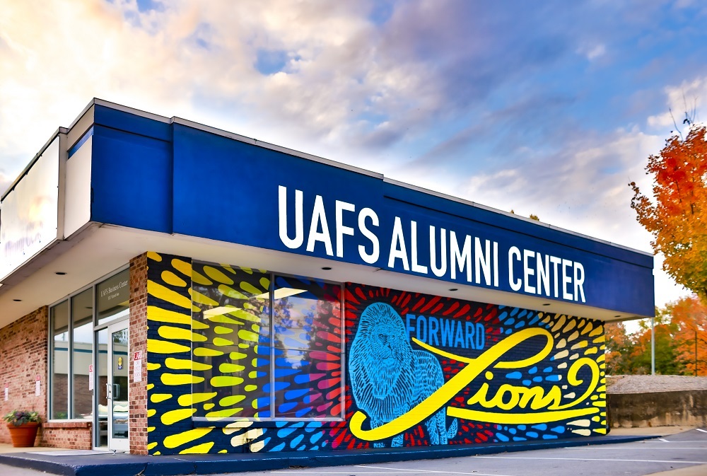 The Alumni Center mural