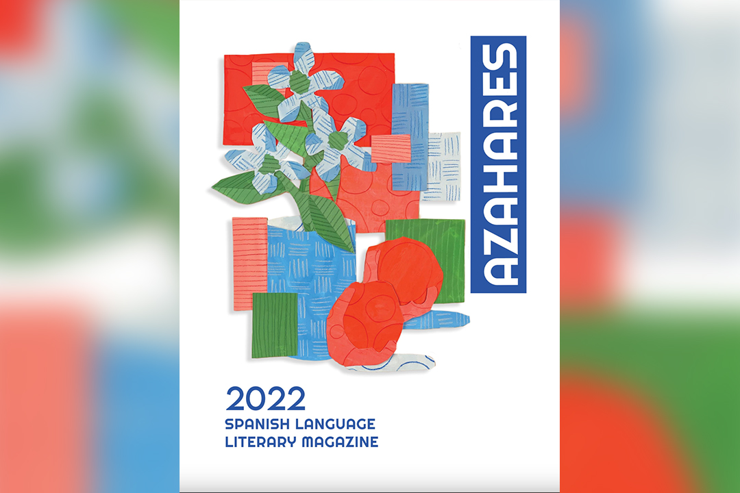 2022 Azahares Spanish Language Literary Magazine Cover Art