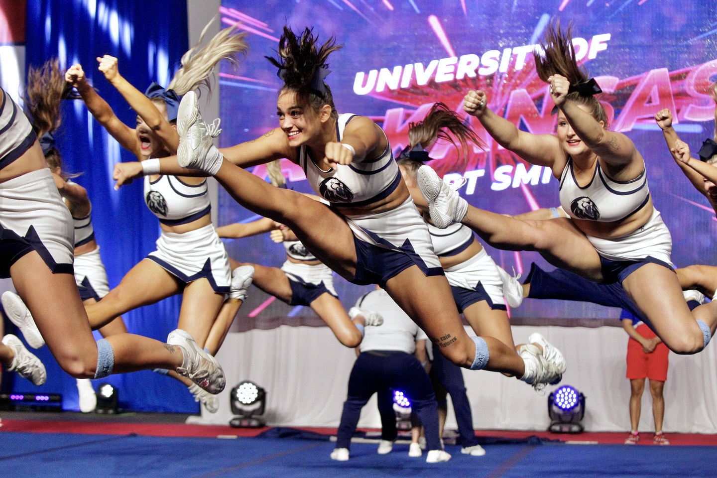 UAFS Cheer at the 2023 NCA Competitions