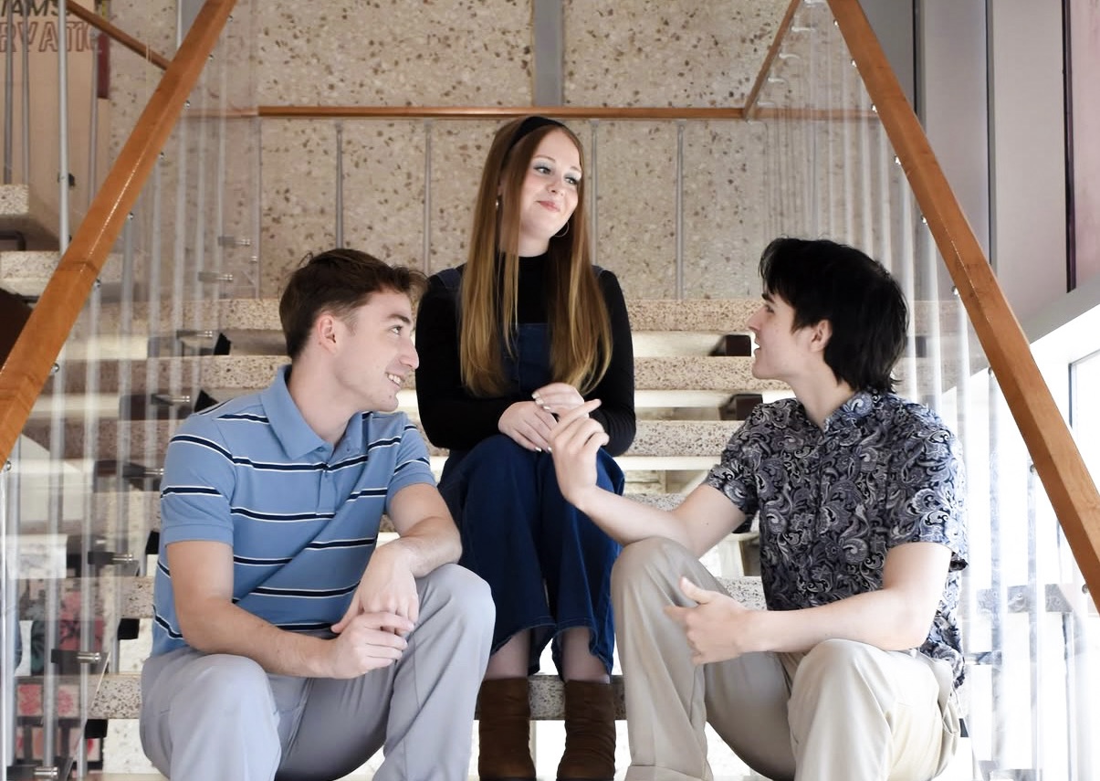 Actors in the UAFS production of The Heidi Chronicles pose