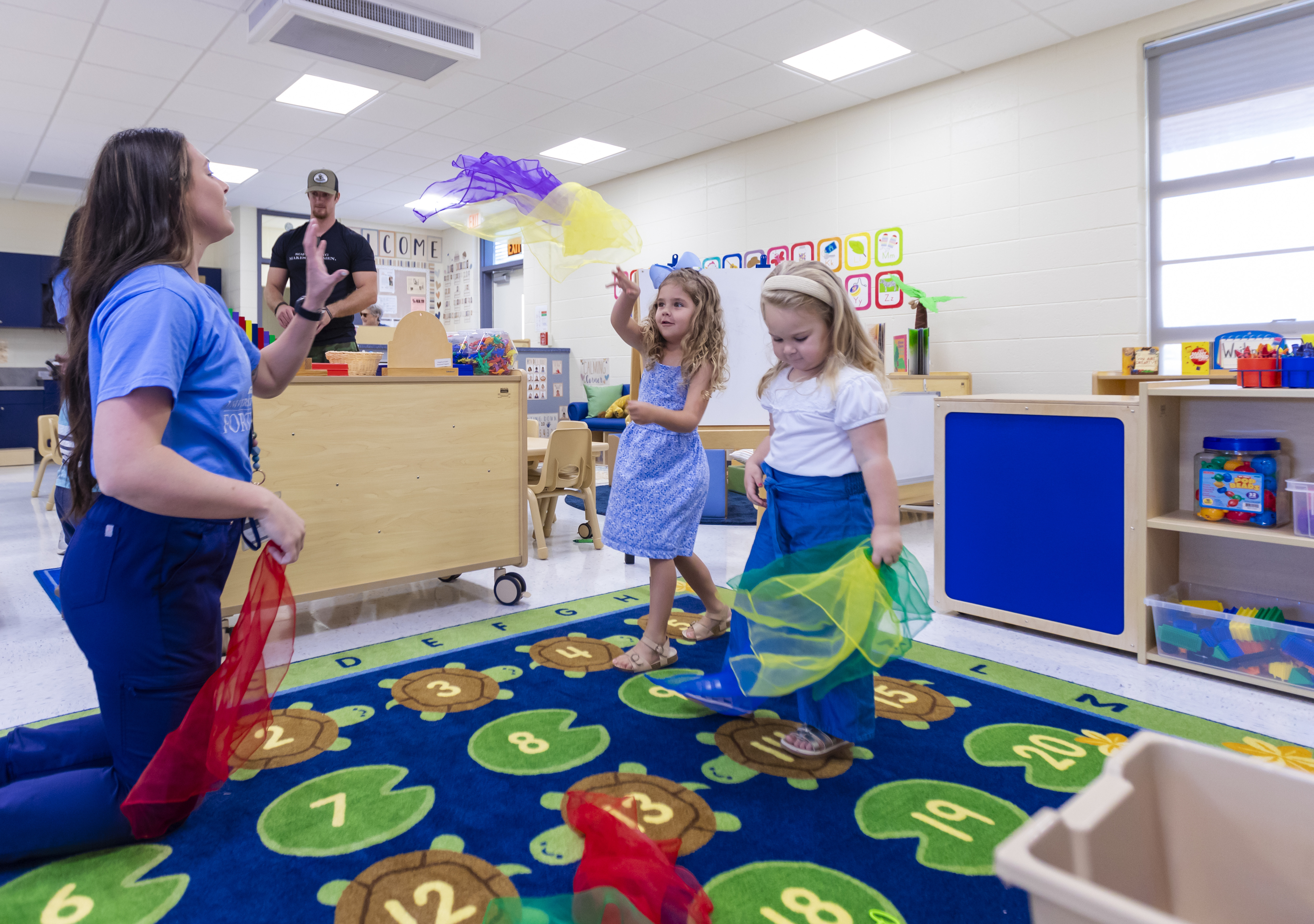 children play at the Little Lions Child Development Center