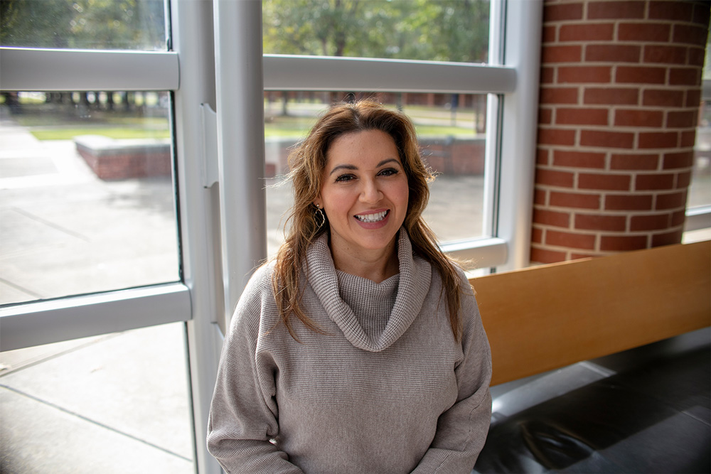 Portrait of Dr. Sarah Winterberg, associate professor of English at UAFS